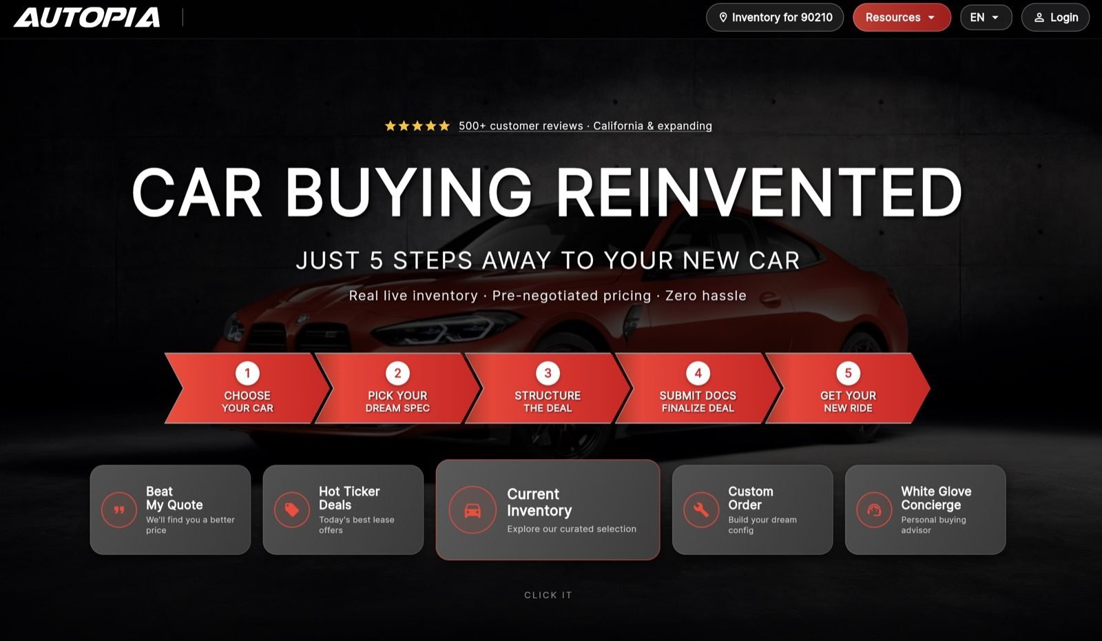 Autopia — interface of the delivered system